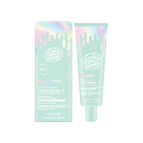 BODY BOOM SEBOOM Крем за лице НОЩЕН МИКРО ЕКСФОЛИРАЩ 50ml