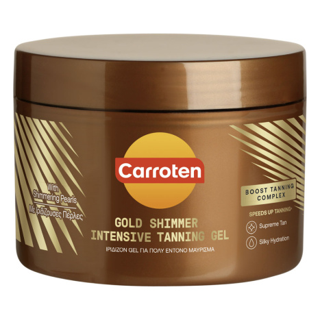 CARROTEN GOLD Гел за потъмняване с блестящи перли 150ml