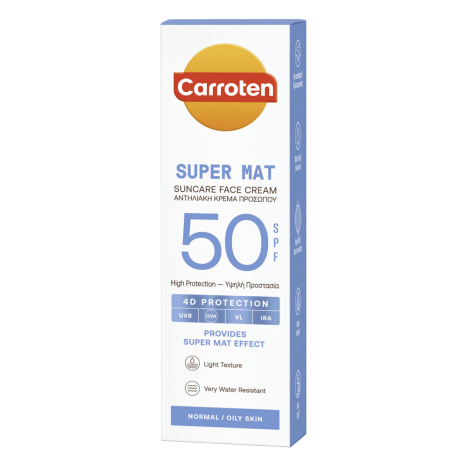 CARROTEN SPF50+ Слънцезащитен крем за лице матиращ 50ml