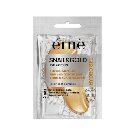 ERNE Хидрогел пачове за очи със ЗЛАТО и СЛУЗ ОТ ОХЛЮВ