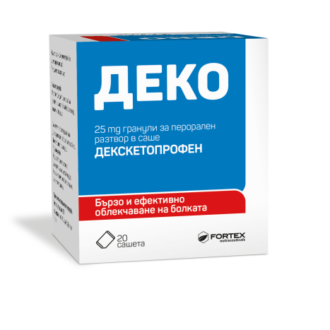 FORTEX DEKO for pain relief x 20 sachets