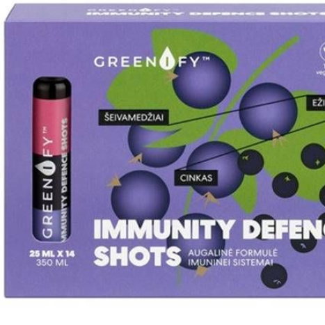 GREENIFY Immunity Defence shots for immune protection 25ml x 14