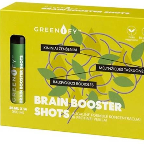 GREENIFY Brain Booster Concentration Shots 25ml x 14