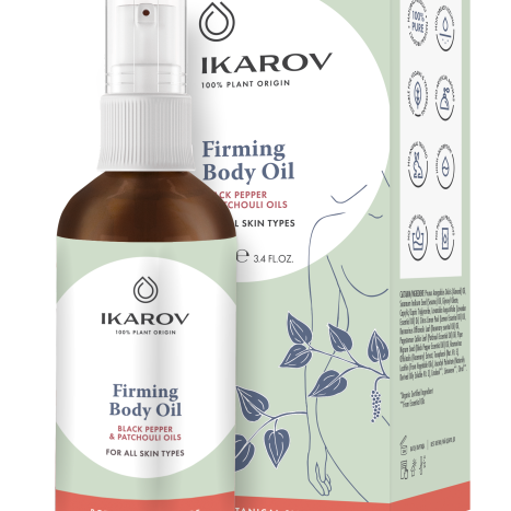 ИКАРОВ масло за тяло стягащо ч.пипер+пачули100ml