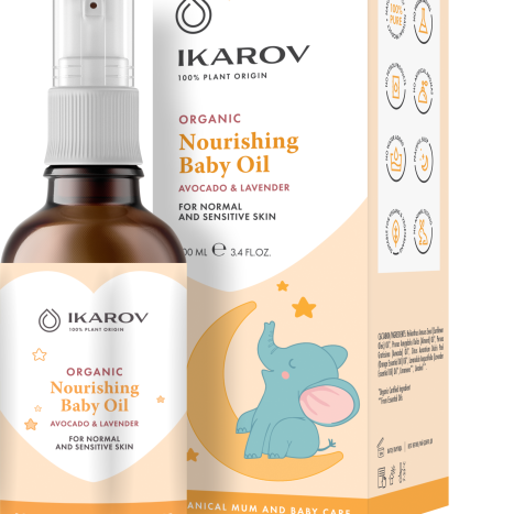 ИКАРОВ подхранващо бебешко олио Био 100ml