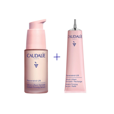 CAUDALIE PROMO RESVERATROL LIFT Моментално Стягащ Серум 30ml + RESVERATROL LIFT Моментално Стягащ Серум 30ml пълнител