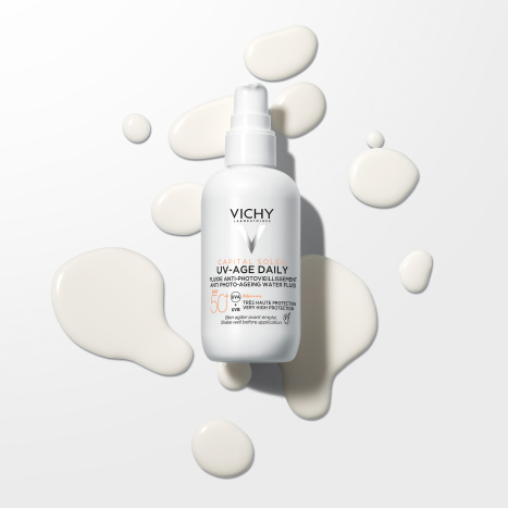VICHY SOLEIL UV-AGE SPF50+ флуид за лице против фотостареене 80ml