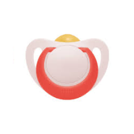NUK teat pacifier rubber 6-18 months, 1 pc. STAR Yellow