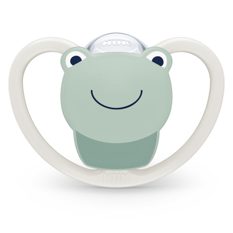 NUK биберон залъгалка силикон 0-6 мес., 1бр., Space