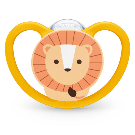 NUK pacifier pacifier silicone 6-18 months, 1 pc., Space, Penguin