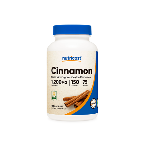 NUTRICOST CINNAMON / Ceylon Cinnamon 600mg x 150 capsules