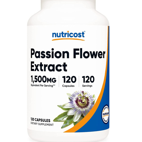 NUTRICOST PASSION FLOWER EXTRACT Пасифлора 375mg Стрес и напрежение x 120 caps