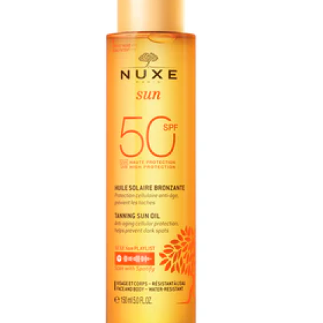NUXE SUN Олио за придобиване на тен SPF50 150ml