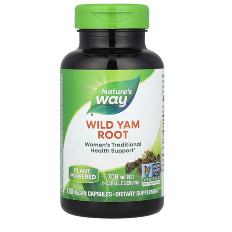 NATURES WAY WILD YAM сладък картоф корен за женското здраве 425mg x 180 caps