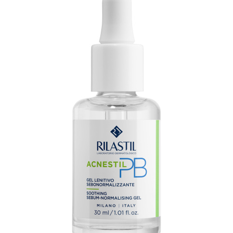 RILASTIL ACNESTIL PB SEBOREGULATING SOOTHING GEL успокояващ гел с пребиотици за мазна и акнеична кожа 30 ml