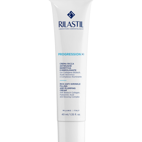 RILASTIL PAROGRESSION(+) ANTI WRINKLES CREAM RICH PLUMPING Дневен крем за суха кожа при хормонално стареене 40 ml