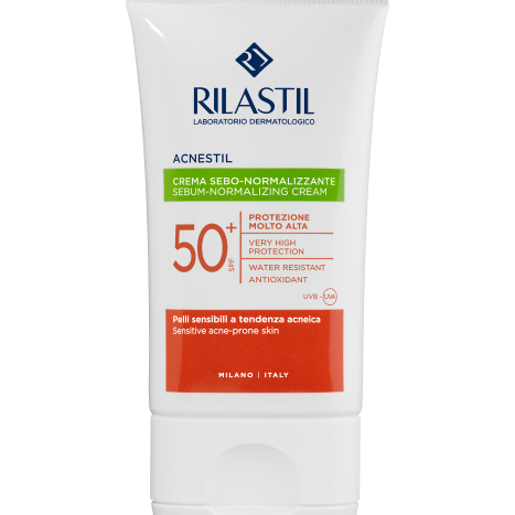 RILASTIL PHOTO PROTECTION ACNESTIL CREAM+ SPF50+ слънцезащитен крем за акнеична кожа 40 gr