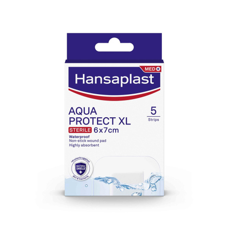 HANSAPLAST AQUAPROTECT водоустойчиви пластири xl 6см x 7см x 5