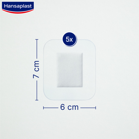 HANSAPLAST AQUAPROTECT водоустойчиви пластири xl 6см x 7см x 5