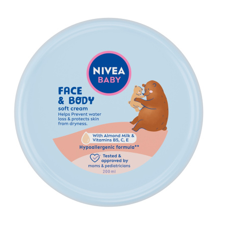 NIVEA Baby Нежен бебешки крем 200ml