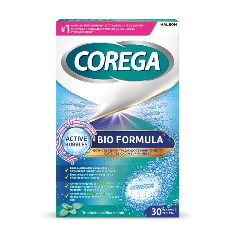 COREGA BIO FORMULA таблети за протези x 30