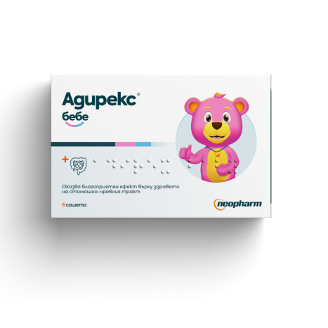 NEOPHARM ADIREX Baby / Адирекс бебе за сомашно-чревния тракт x 6 sach