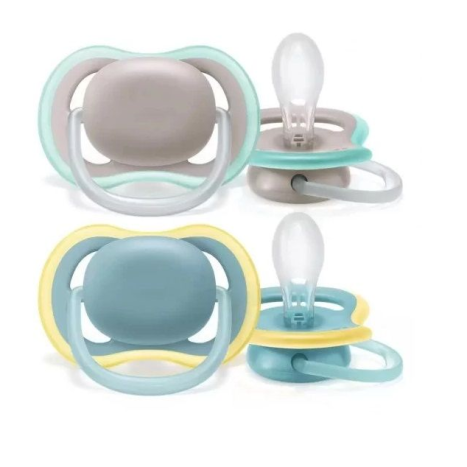 AVENT Orthodontic pacifiers Ultra air for boy 18m+ blue x 2