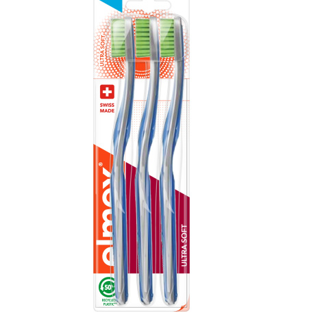 ELMEX ULTRA SOFT четка за зъби x 3