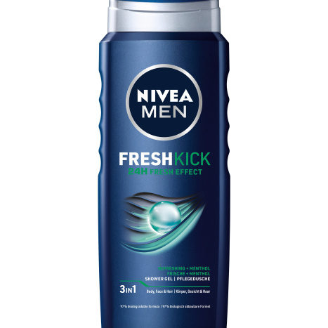 NIVEA MEN Душ-гел Fresh  Kick 500ml