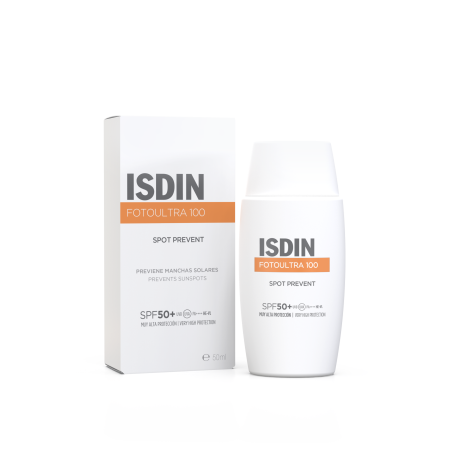 ISDIN FOTOULTRA 100 SPOT PREVENT Слънцезащитен флуид SPF50+ 50ml