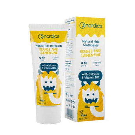 NORDICS Children's toothpaste Orange and tangerine with Vitamin B12 50ml