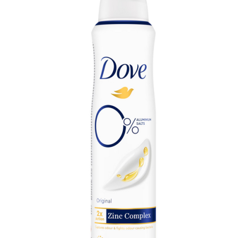 DOVE Advanced део спрей 0% Original 150ml