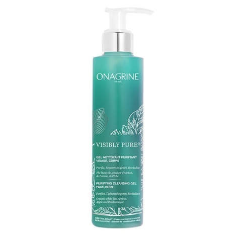 ONAGRINE VISIBLY PURE почистващ гел за лице и тяло 200ml /P01523