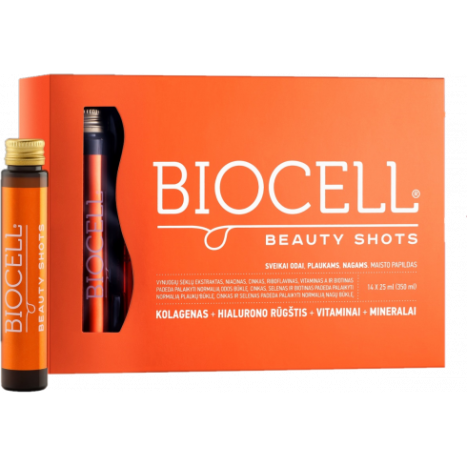 BIOCELL Beauty шотове за коса,кожа и нокти x 14