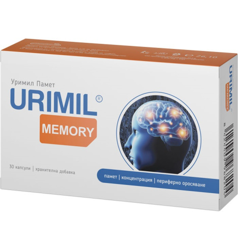 NATURPHARMA URIMIL MEMORY care for memory, concentration, peripheral irrigation