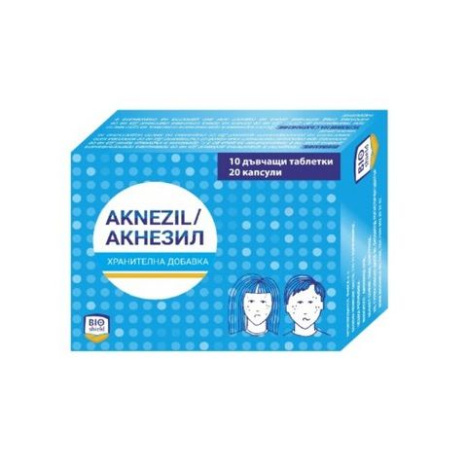 AKNEZIL за имунната система 10 chew tabl + 20 caps