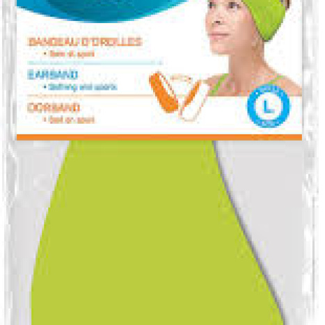 QUIES PROTECTION AUDITIVE Bandeau d`oreilles bain & sport Защита на слуха Лента за уши за плуване и спорт (размер L)