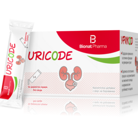 URICODE ORO 4g за здравето на уринарния тракт x 14 sach