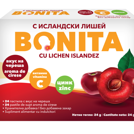 BONITA с вкус на череша x 24 past