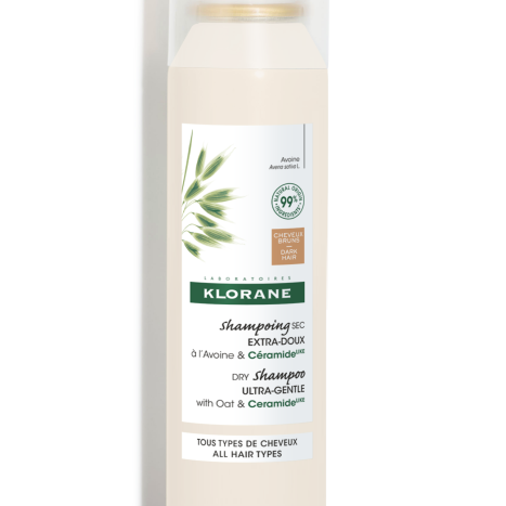 KLORANE dry shampoo for dark hair with oats 250ml
