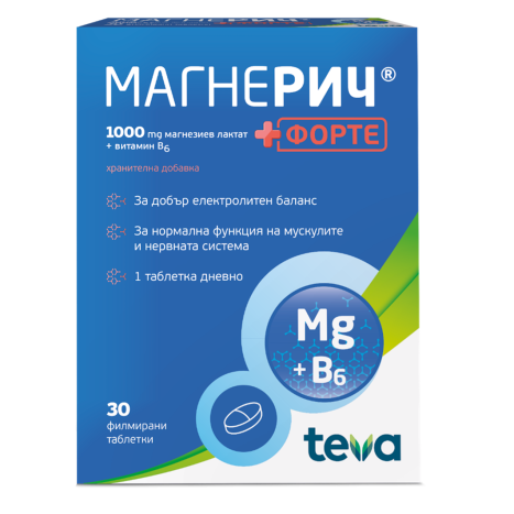 MAGNERICH Forte 1000mg/3mg x 30 tabl