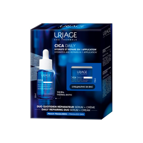 URIAGE PROMO BARIEDERM CICA DAILY Ежедневен мултифункционален серум 30ml + Крем концентрат 15ml