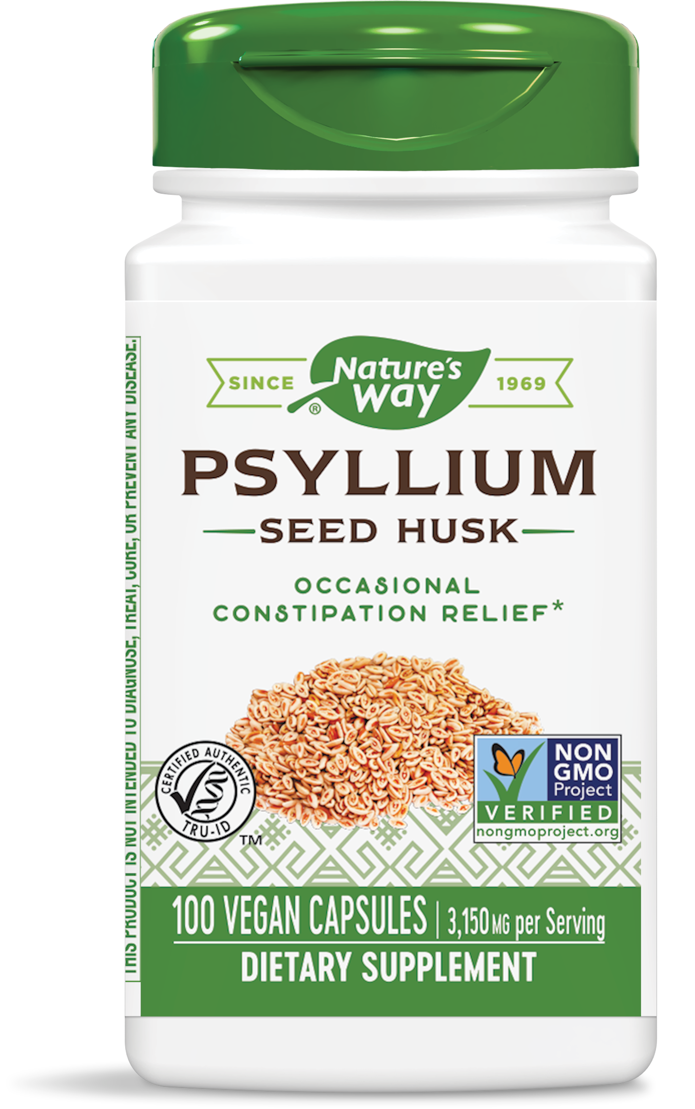NATURES WAY PSYLLIUM HUSK 525mg x 100 caps NATURES WAY PSYLLIUM HUSK 525mg x 100 caps