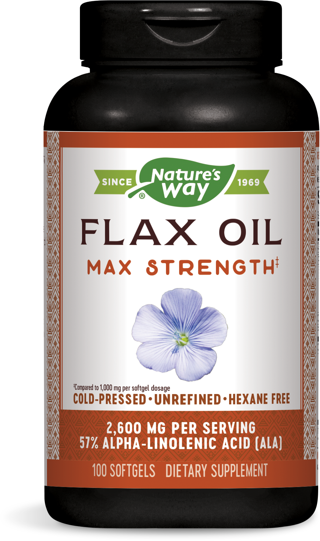 NATURES WAY LINEN OIL 1300mg x 100caps NATURES WAY LINEN OIL 1300mg x 100caps