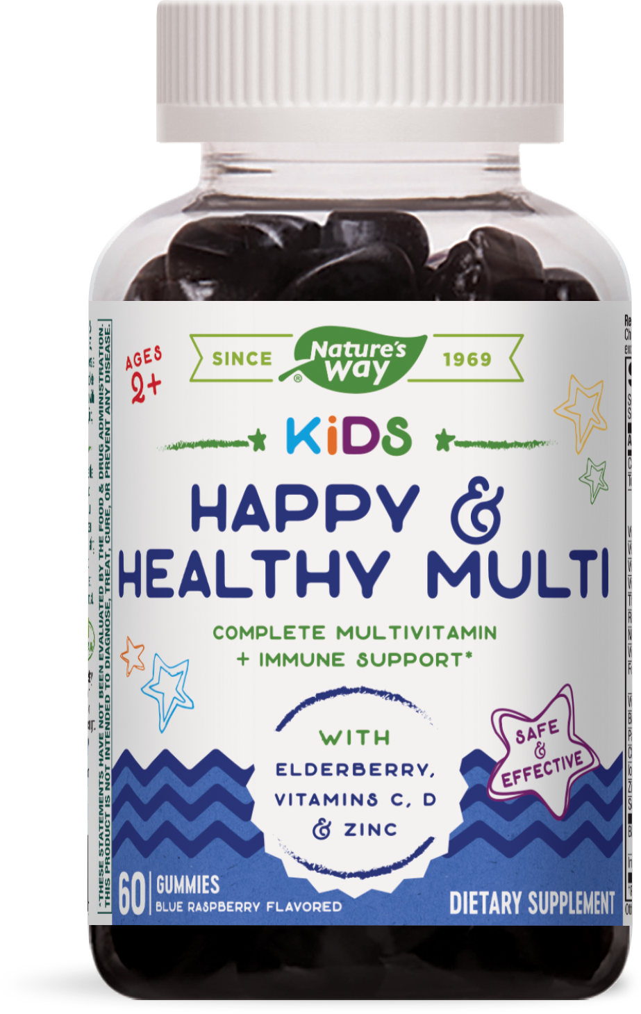 NATURES WAY KIDS Happy and Healthy Mult Multivitamins for children x 60 gummies NATURES WAY KIDS Happy and Healthy Mult Multivitamins for children x 60 gummies