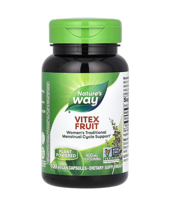 NATURES WAY VITEX (fruit) 400 mg cap. x 100 NATURES WAY VITEX (fruit) 400 mg cap. x 100